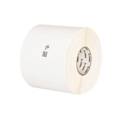 Etikettenrolle, Zebra, Kunststoff (Polypropylen), Thermotransfer, Kern: 76 mm, Maße, B 76mm, H 25mm,