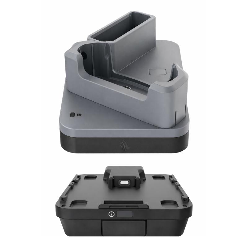 Zebra TC501 Ethernet ShareCradle f&uuml;r ein Ger&auml;t und einen Ersatzakku mit Schutzh&uuml;lle