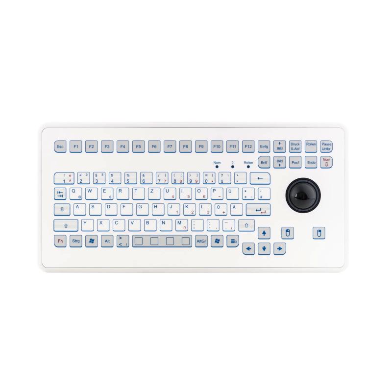 Tastatur InduDur® 088c TB38 KGEH TKS-088c-TB38-KGEH-USB-DE IP65 (stat), IP54 (dyn)