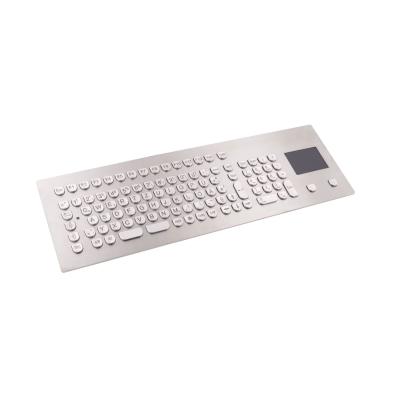 Tastatur InduSteel® 105 Touch Modul TKV-105-TOUCH-MODUL-USB-DE IP65 Front