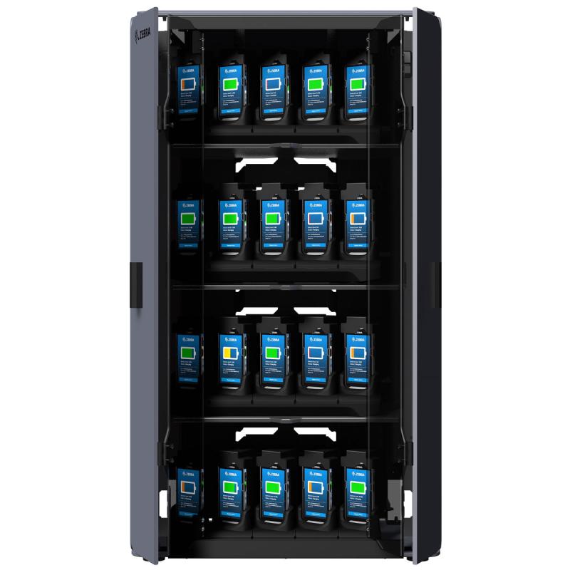 Zebra MEDIUM 3-Shelf Cabinet Flatpack