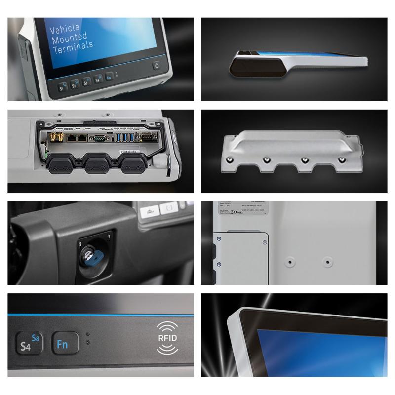 ADS-TEC DVG-VMT9012 102-IH Fahrzeugterminal 12,1", PCAP, 8GB, 64GB eMMC, XGA 1024x768, Win11 IOT