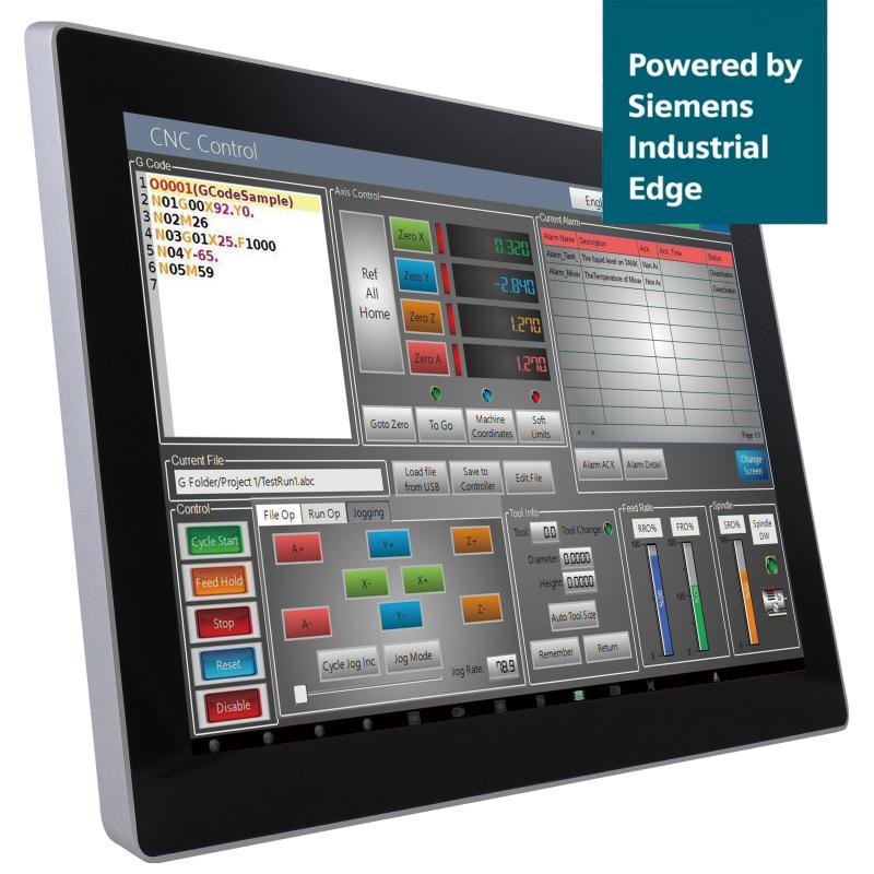 Panelmaster 1691 f&uuml;r Siemens Industrial Edge, 15.6" Panel PC, J6412, 8GB, 128GB SSD