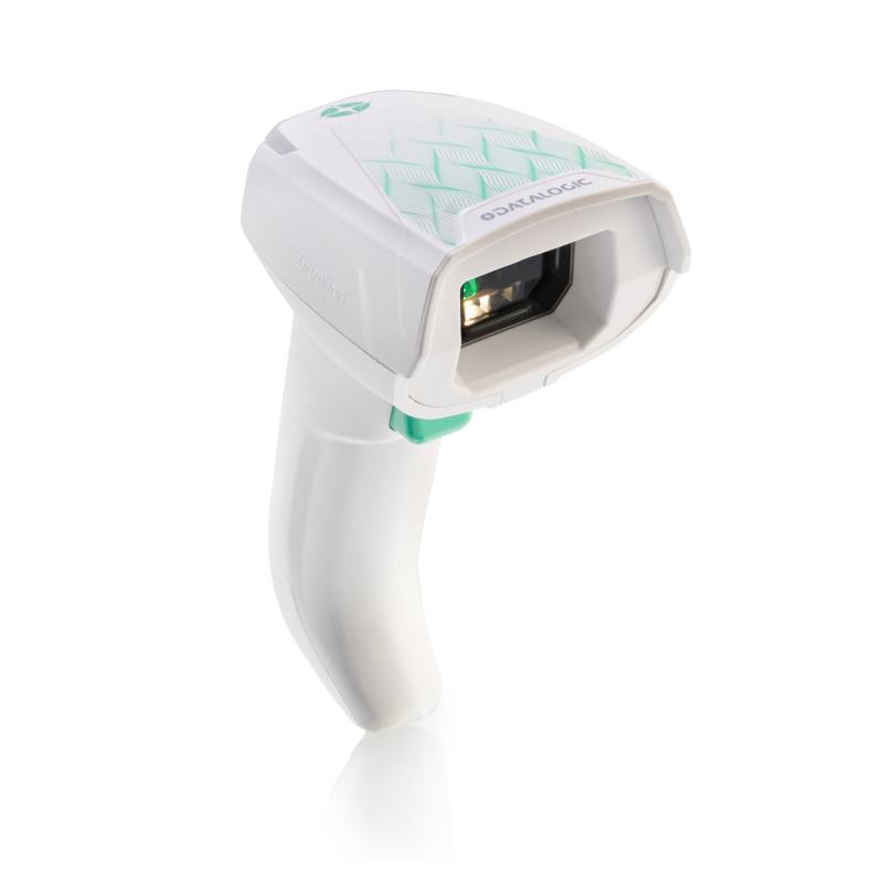 Datalogic Gryphon GM4600 HC, 2D, HP, Kit (USB), Qi, wei&szlig;