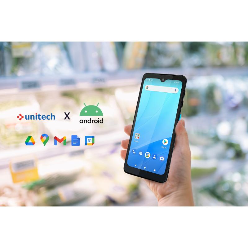 Unitech PA768 - 6,3", WLAN only, Android 12, 6/64, 2D (N6803FR), bumper