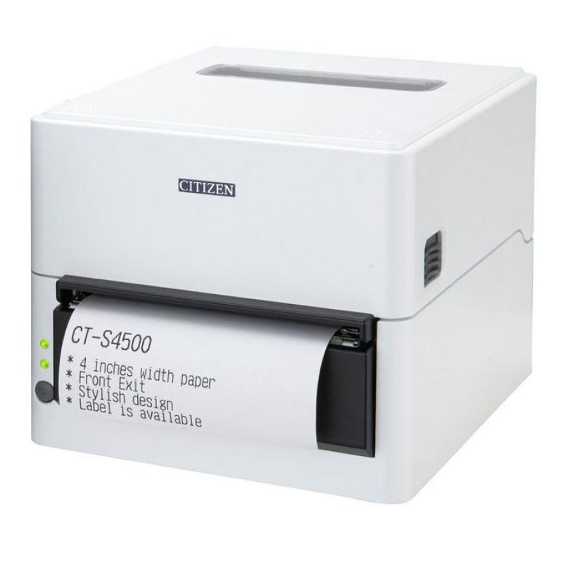 Bondrucker Citizen CT-S4500, BT (203dpi), Cutter, wei&szlig;