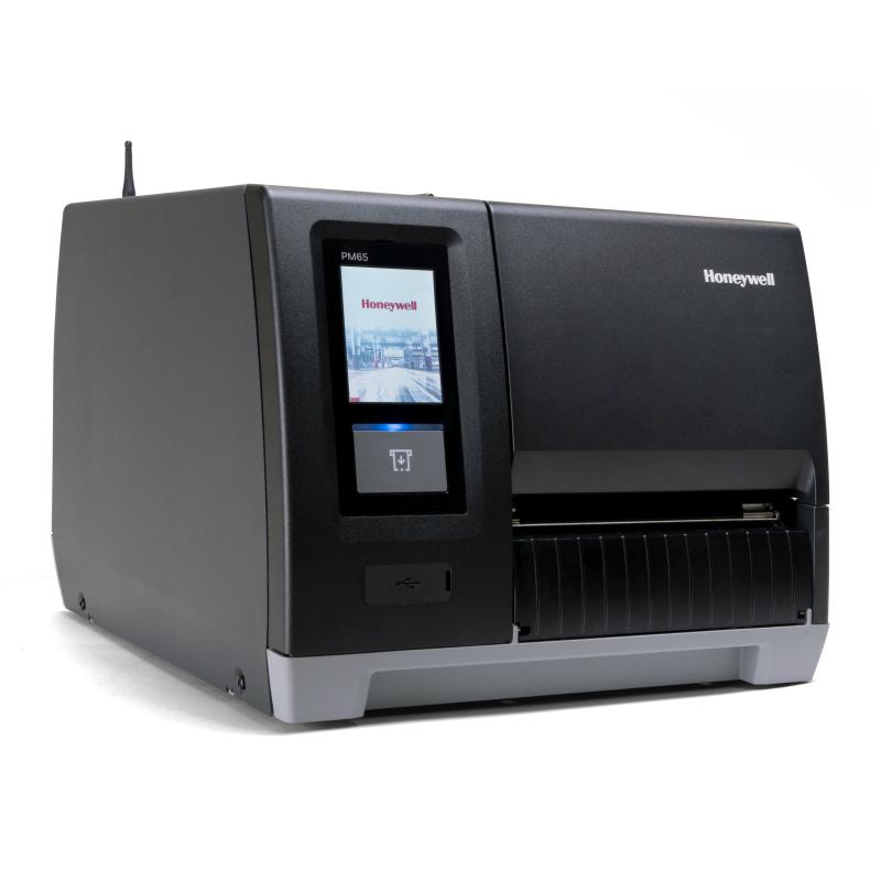 Honeywell PM65 Etikettendrucker, Thermotransfer, 300 dpi, USB, LAN, RS232, BT, WLAN, Touch, Rewin