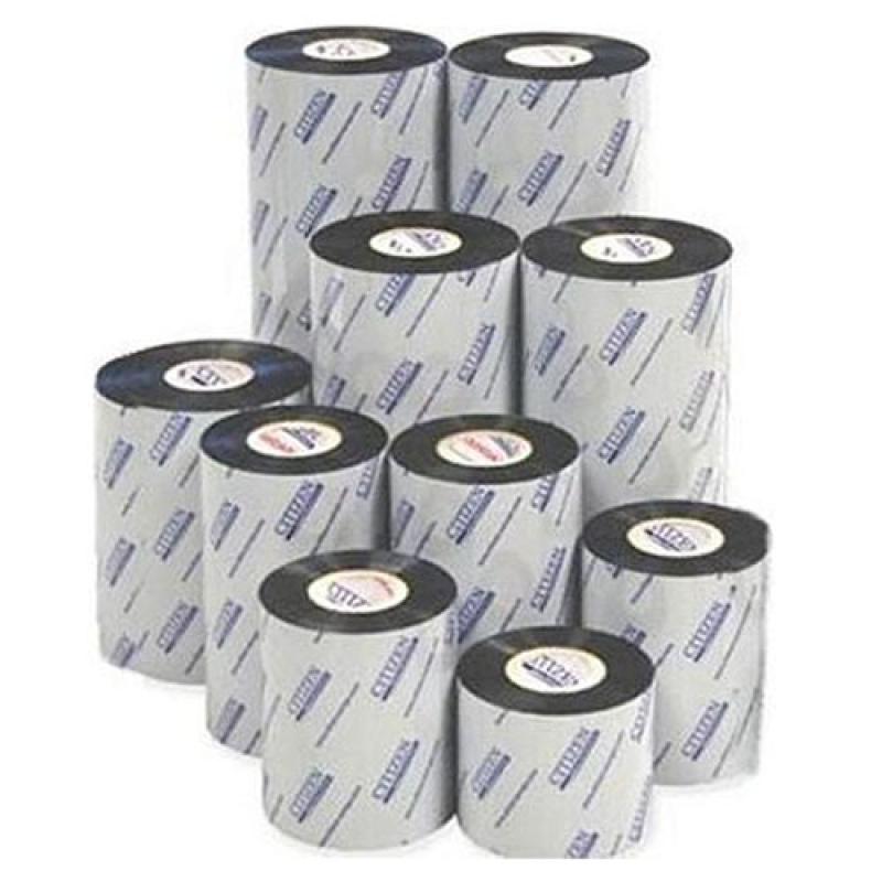 Citizen, Thermotransferband, Wachs, Rollenbreite: 110mm, Kern: 25,4mm, L&auml;nge: 300m, 4 Rollen/Box