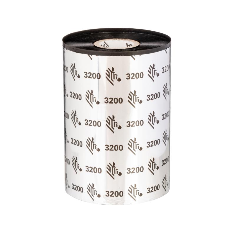 Thermotransferband, Zebra 3200, Wachs/Harz, Rollenbreite:60mm, Kernbreite:60mm, Kern:25,4mm, 300m