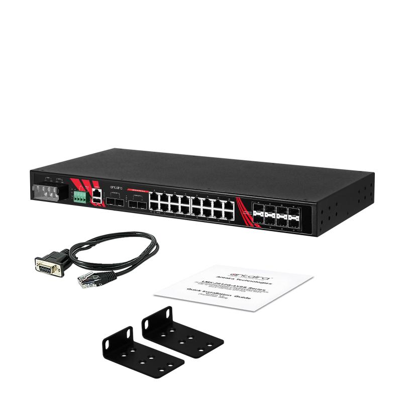 28-Port Industrial Managed Gigabit Ethernet Switch