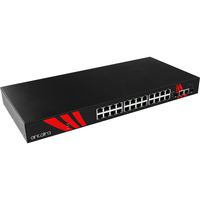 26-Port Managed POE+ Switch, 2 x SFP