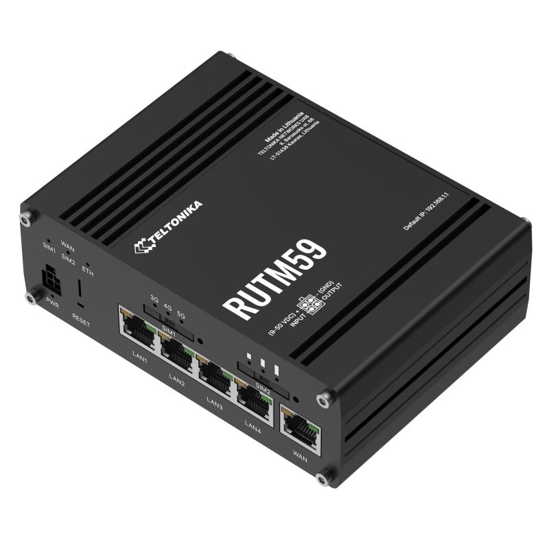 Teltonika RUTM59 Mobilfunk 5G Router f&uuml;r Nordamerika